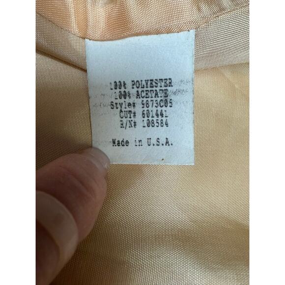 "MARIO BALTHAZAR" STUNNING Y2K Peonies Faux Suede Dress Coat SZ 2 RARE! PLZ READ - Picture 10 of 16